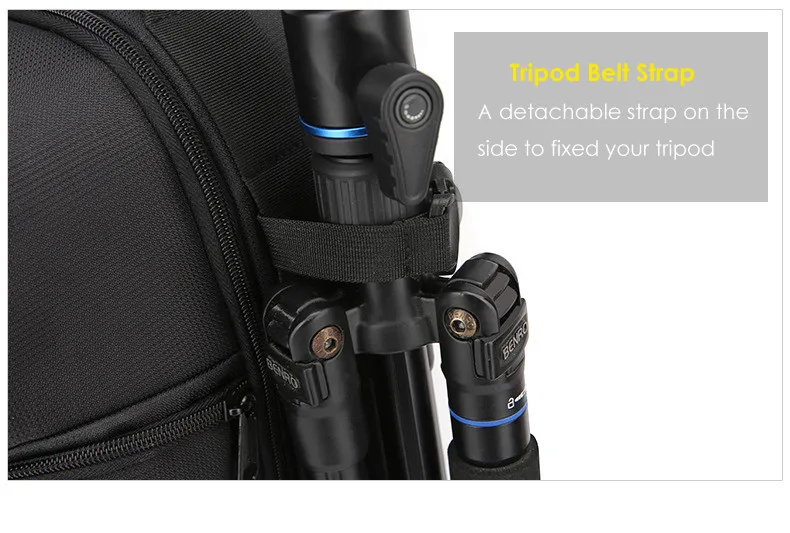 Jinnu olang profession elle digitale slr kamera rucksack große fotografie tasche stativ halter wasserdichte regen abdeckung outdoor wandern – Detail 11
