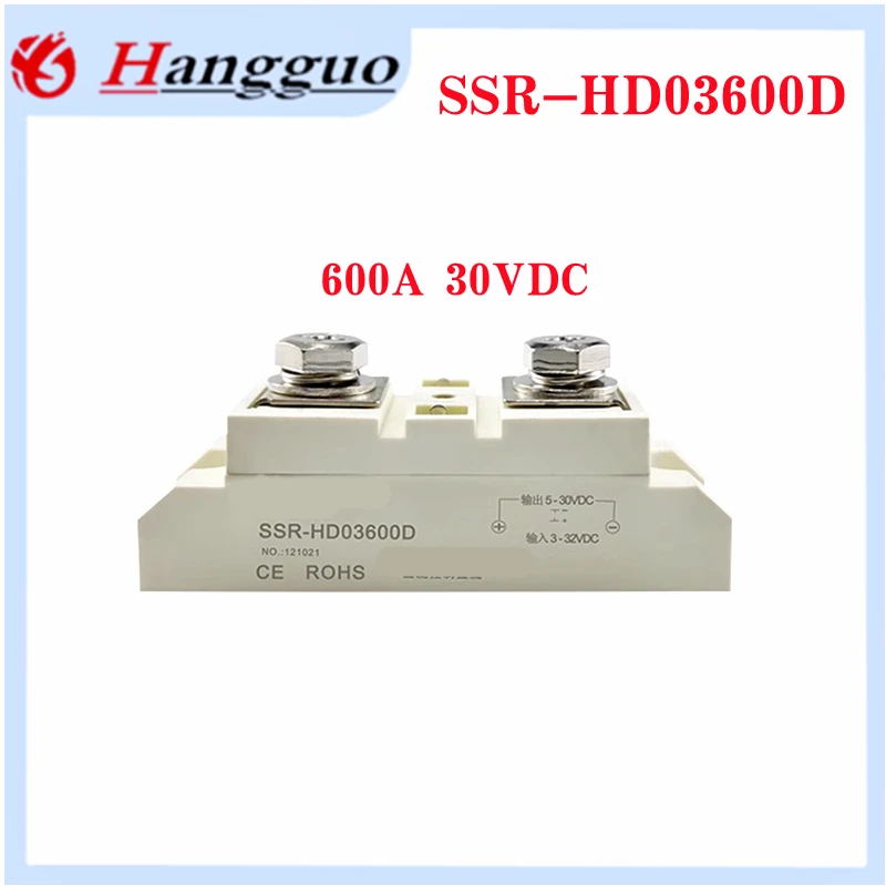 SSR-HD03500D DC control DC solid state relay HD03600D 500A 600A 30VDC high power DC solid state module