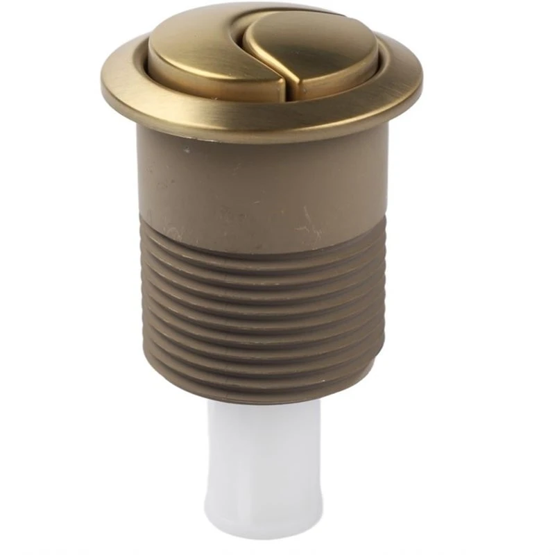 LUCKshopping Easy DIY Installation Push Button For Toilet Tank Switch Flush Valve Cistern For Skipper 45 Gold Dual Flush System
