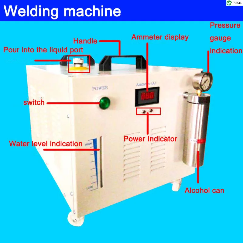 220V / 1000W Multi-function motor enameled wire welding machine jewelry word polishing flame welding machine