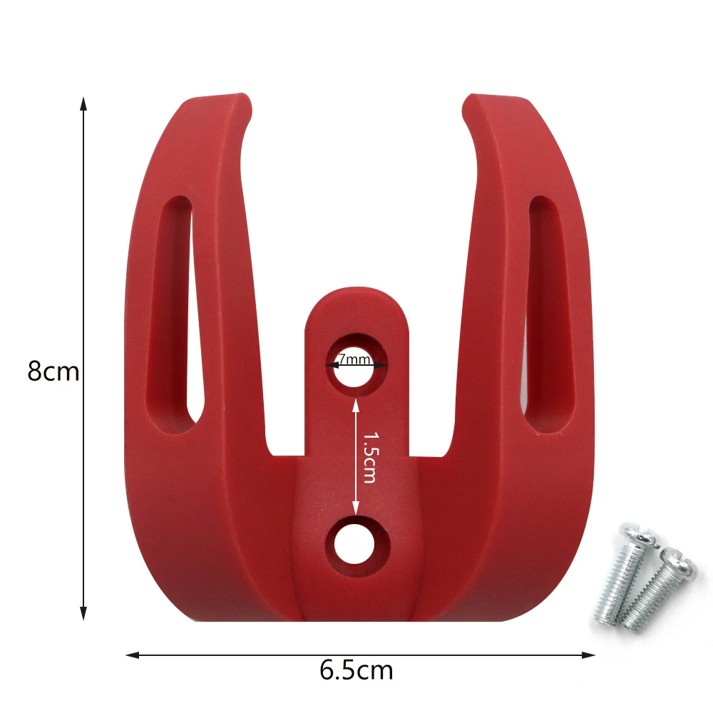 Electric Scooter Front Mount for Xiaomi M365/1S/Pro Helmet Double Claw Hook Bag Grip Storage Rack Accessories Scooter Bag