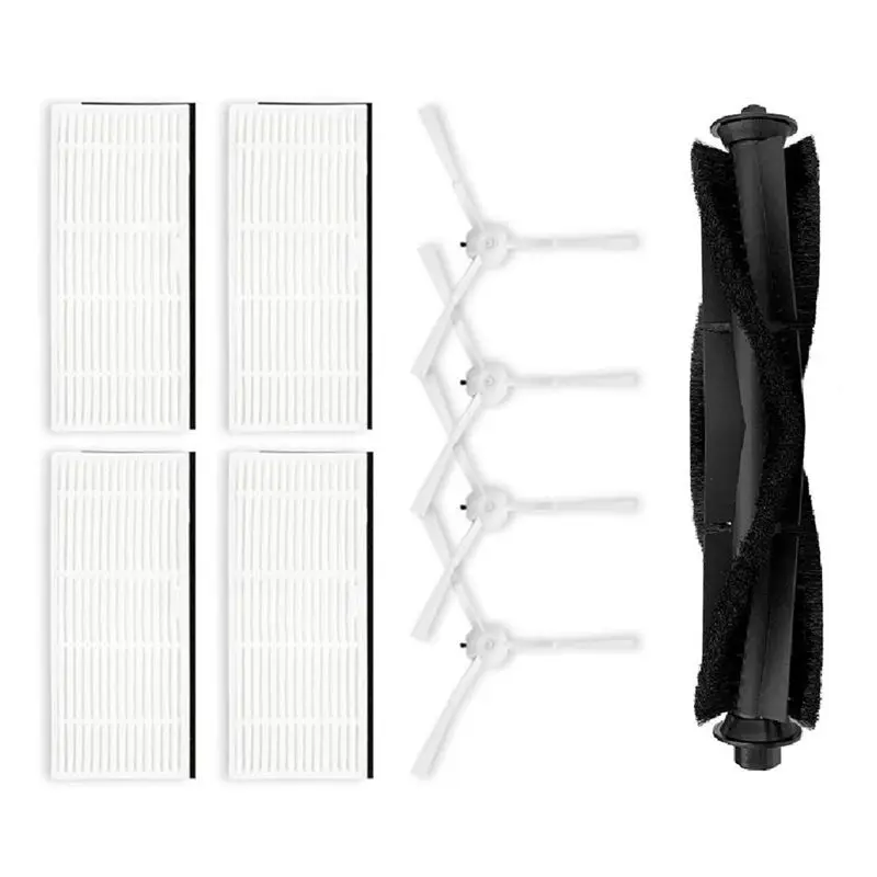 DT19-Main Brush Filter Side Brush Kit Replacement Parts Accessories Fit For Lydsto R1 / R1A / R1 Pro / S1 Robot Vacuum Cleaner P