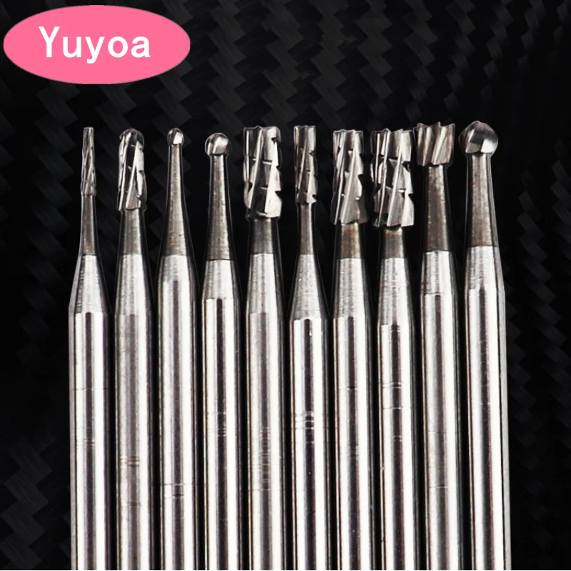 

12pcs Dental Tungsten Steel Burs for Low Speed Handpiece Ball Round Dentistry Polishing Teeth Whitening Dentist Clinic Tool