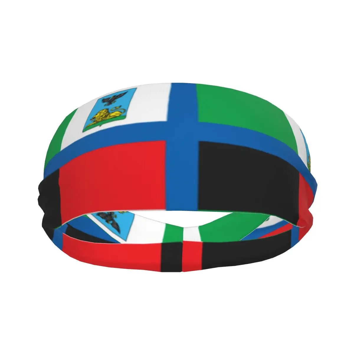 Diademas deportivas personalizadas para hombres y mujeres, banda elástica que absorbe la humedad, Banda de sudor para gimnasio, Bandera de Belgorod Oblast