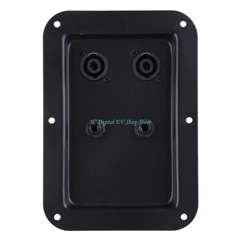 e74d ترتيب ترتيب طرفي post dual speakon pa dj speeper cabinet 4-core المقبس مقبس لوحة الطرف المرتبط