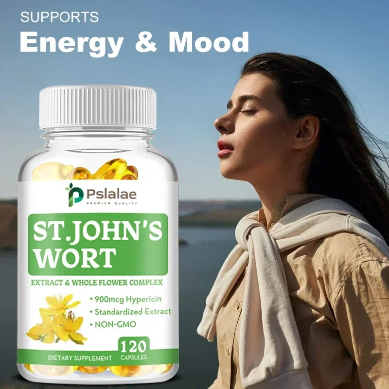 St. John\'s Wort - Promotes Mental Health, Relieves Stress and Anxiety, Positive Mood