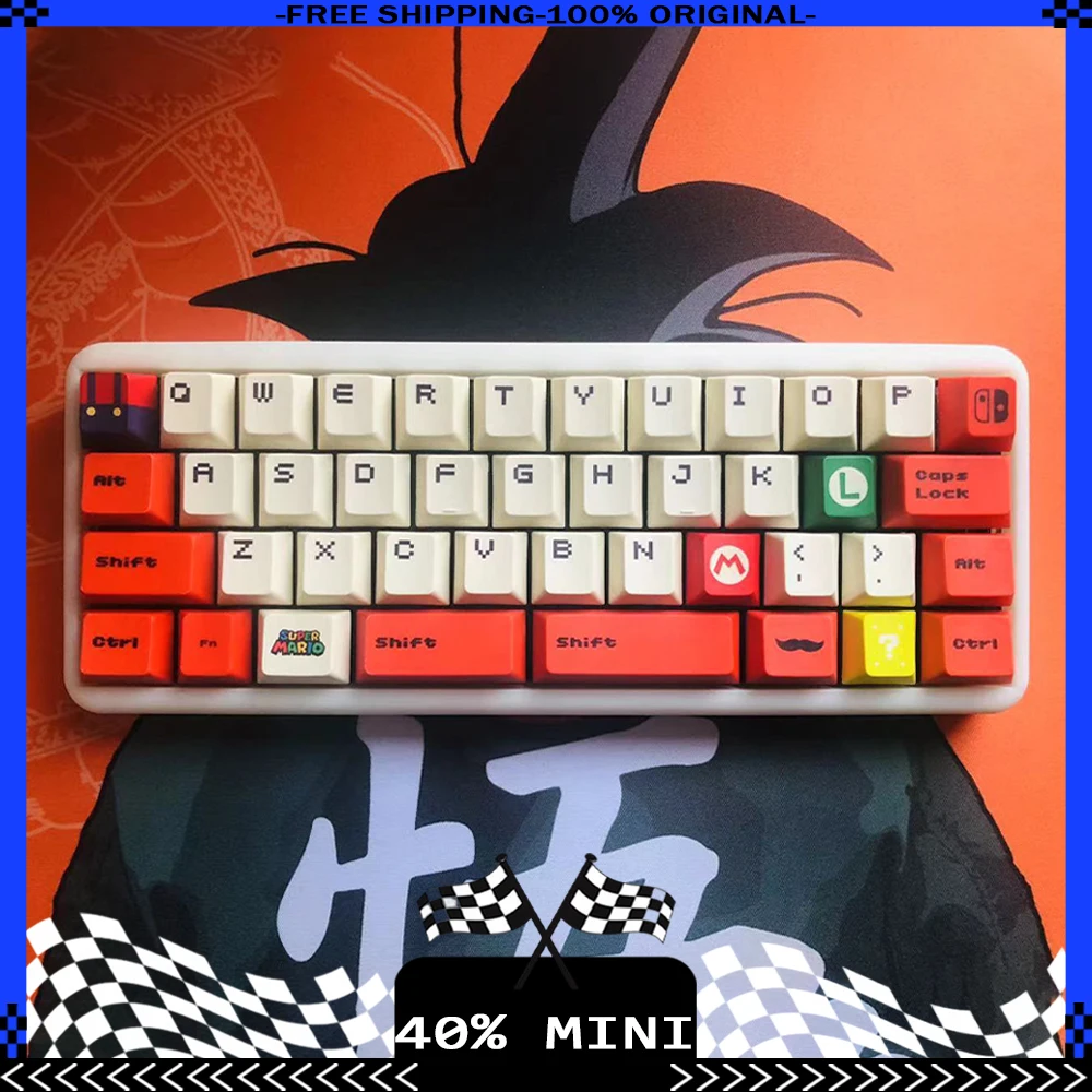 

40% Mini Keyboard Hot Swappable Wired Mini DIY 40% Mechanical Keyboard RGB VIAL Programmble 40keys Office Custom Gaming Keyboard