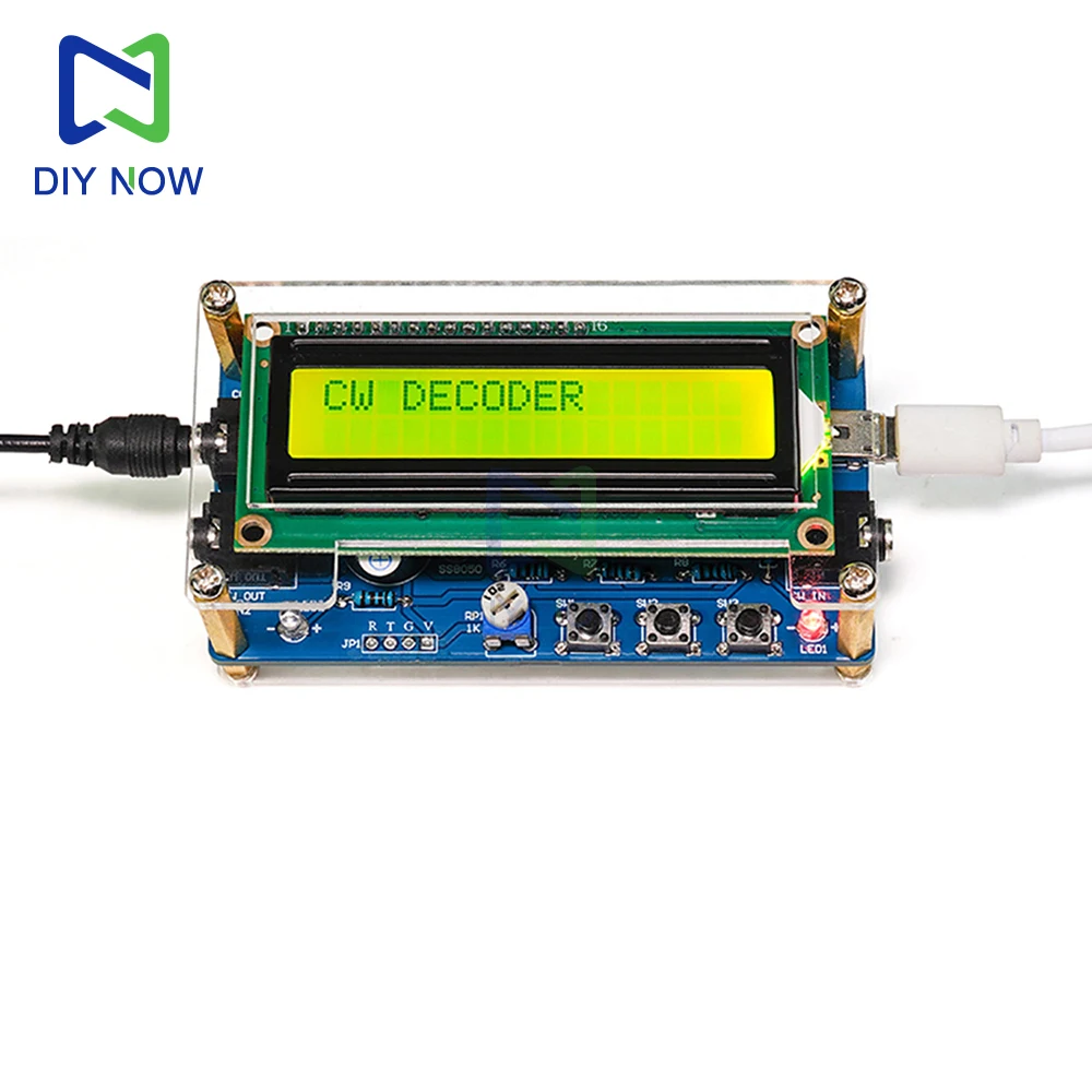 Kit de décodeur de pratique de Code Morse électronique, bricolage, transmetteur, pratique de soudage, Kit de Construction électronique, décodeur DC 5V