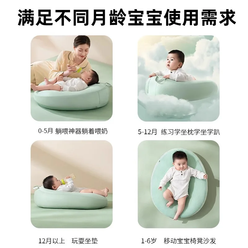 وسادة منحدر مضادة للبصق للرضع من الفئة أ وسادة تغذية مضادة للتدفق لحديثي الولادة وسادة نوم للاستلقاء