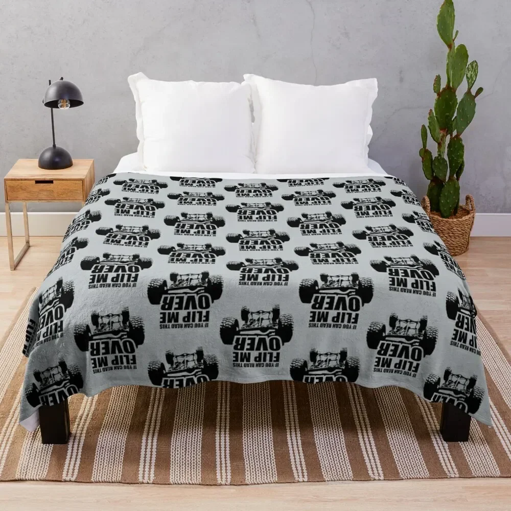 If you can read this flip me over Throw Blanket Warm Luxury St For Decorative Sofa Blankets