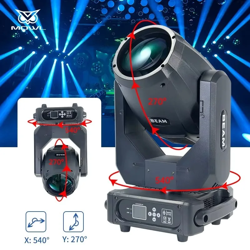 230W 7R Sharpy DMX LED Beam Moving Head Projection Light Factory Direct for DJ Disco Night Club Bar Stage Event Lighting view 5