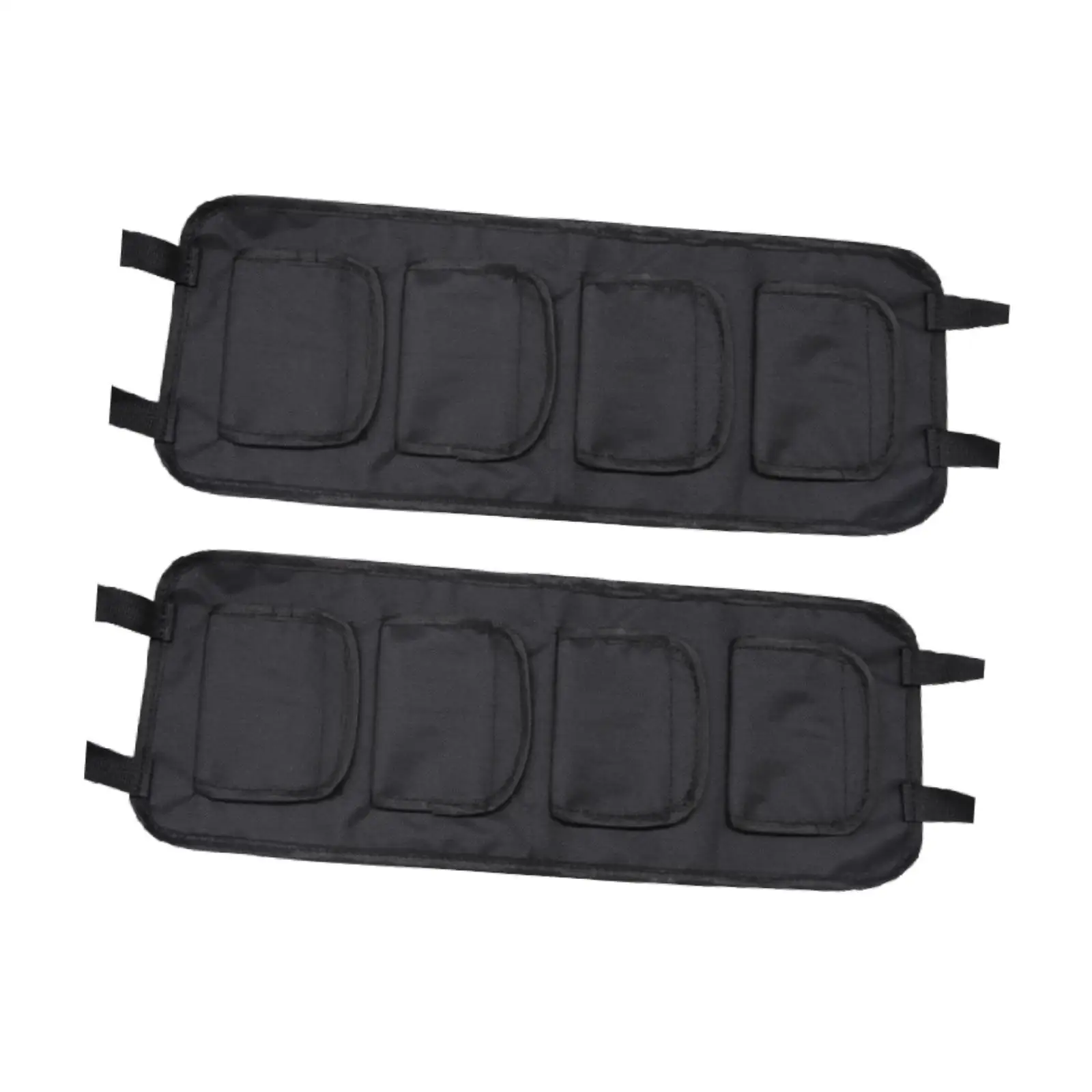 

2 шт. автомобильный держатель для удочки, органайзер для хранения, универсальный 4 слота, настенное крепление, ремень для багажника, внедорожника, грузовика, фургона, большинства автомобилей