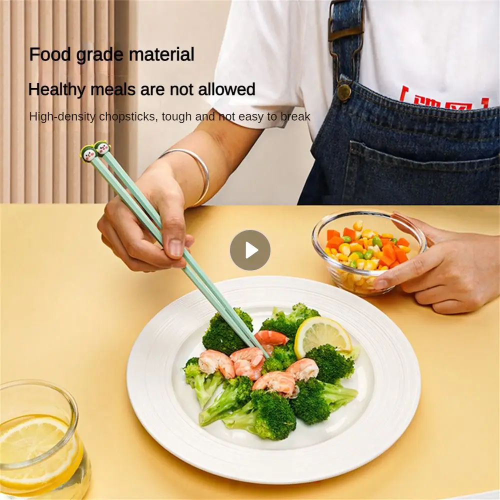 High Temperature Resistant Chopsticks Easy To Disinfect Durable 24.3 * 0.7cm Solid Color Kitchen Utensils Chopsticks