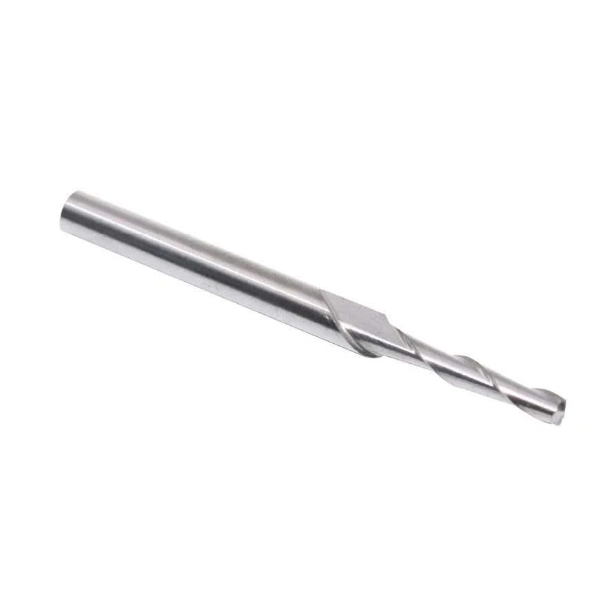 ‌10Pcs CNC Spiral Router Bits - 3.175mm Shank 0.8x3mm Double Flute Cutting Tools‌