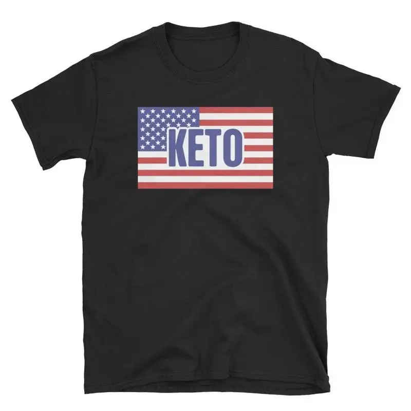 

Забавная футболка Кето Кетос Кетони Кетоген DieT Флаг США