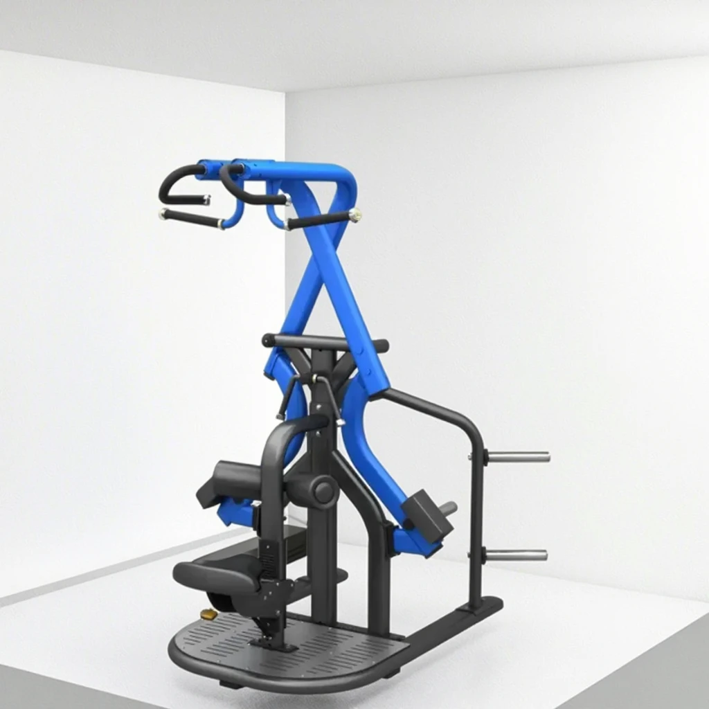 Multi Functional Cable Crossover Trainer Lat Pull Down and Low Row Comb Machine Squat Rack for Home Use