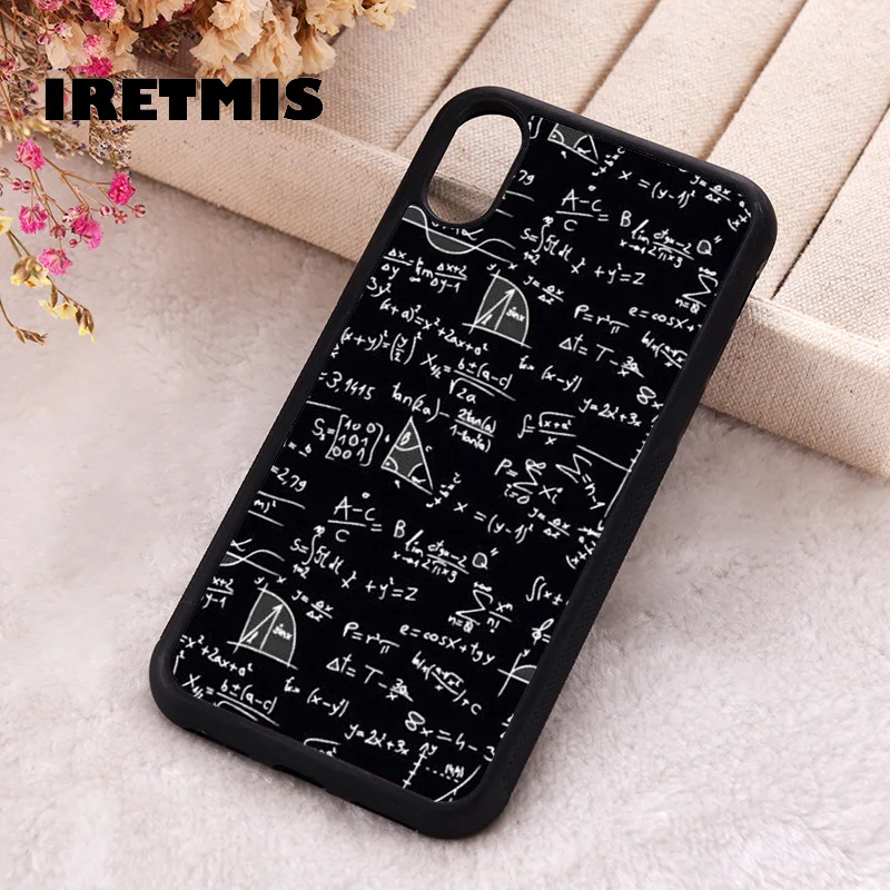 Iretmis Phone Cover Case For iPhone X XS Max XR 11 12 13 PRO MINI 14 15 16 Plus Rubber Silicone Formula