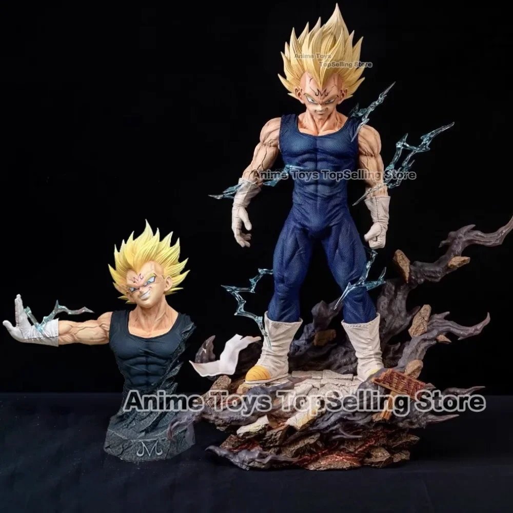 33cm Anime Dragon Ball Z Figure Majin Vegeta Figurine Replaceable hands and head PVC Action Figures Collection Model Toys Gifts