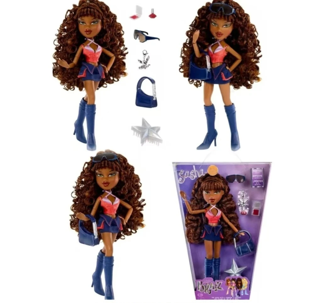 MGA Bratz-poppen, 2001, klassieke replica-serie, modieuze pop, stijlvolle verzamelpop, actiefiguur voor hobbyisten, geschikt als decoratie en cadeau.
