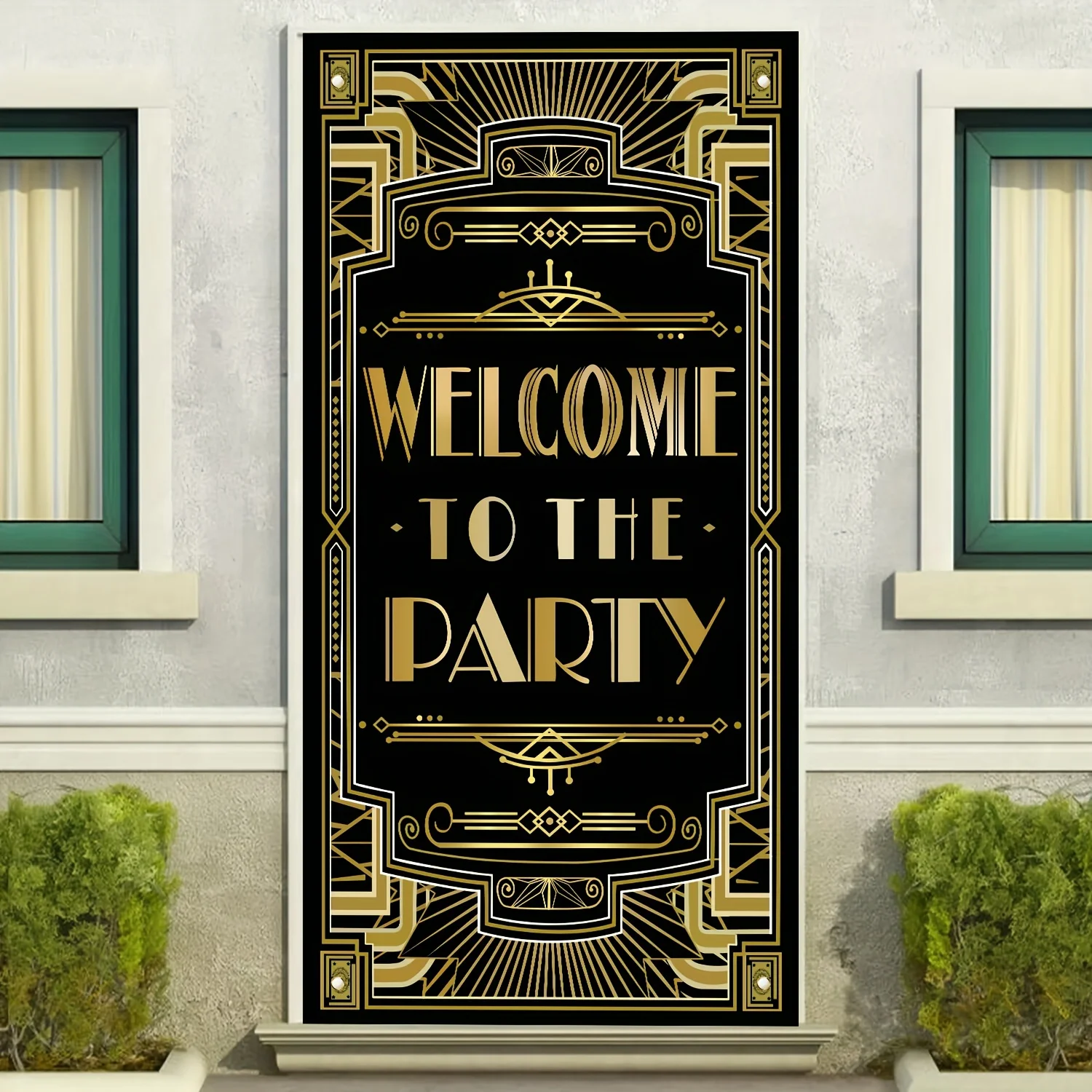 Gatsby themed whiskey and bar party supplies for home door covers