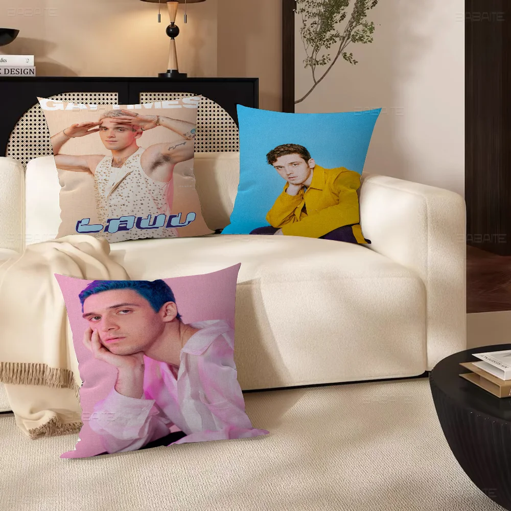 L-lauv Singer Poster Pillow Cover Sofa Cushion Cover Home Room Decoration Children Gift