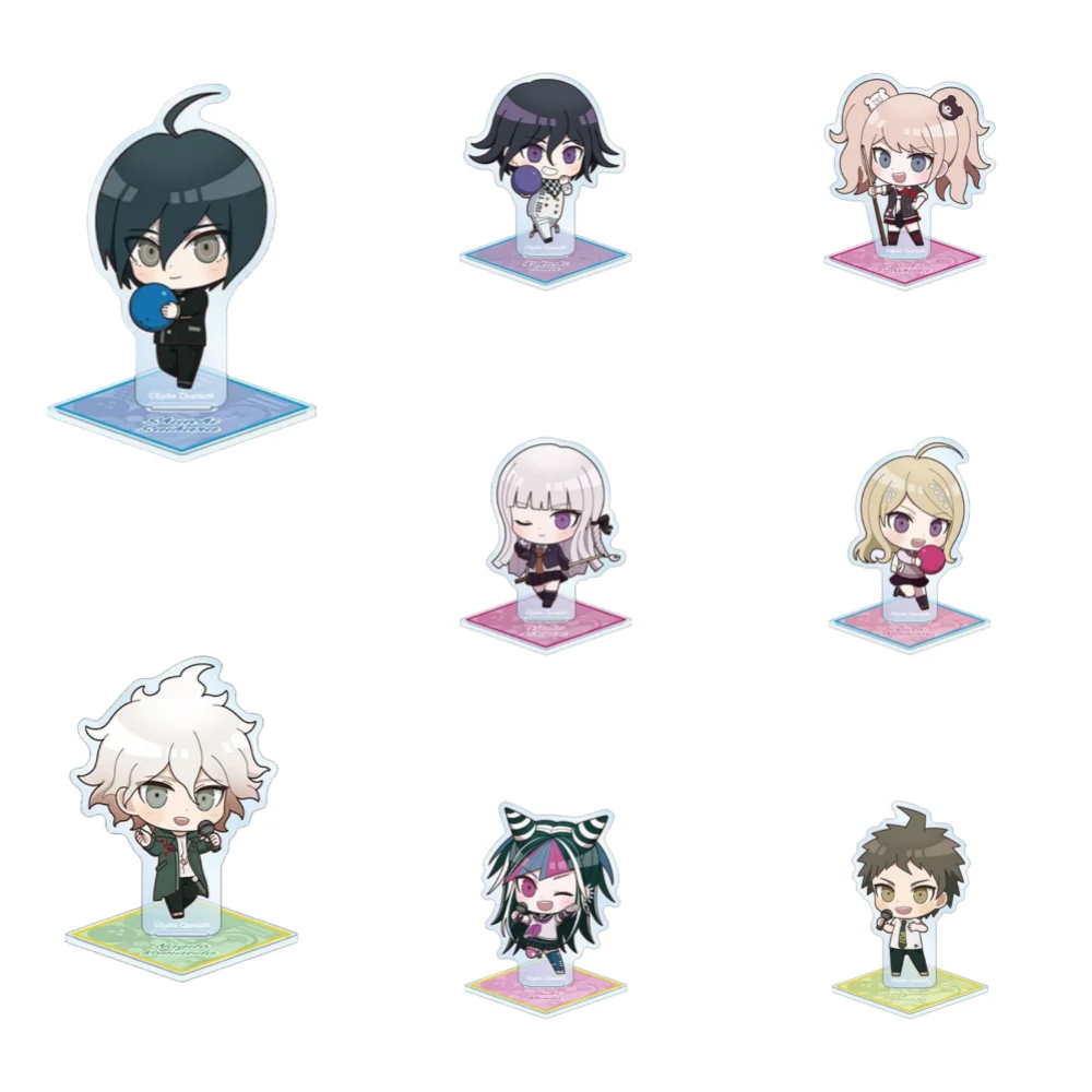 Anime figure Danganronpa V3 figurine Trigger Happy Havoc Acrylic Stand& Keychain Model Plate Desk Decor Standing Sign Gifts