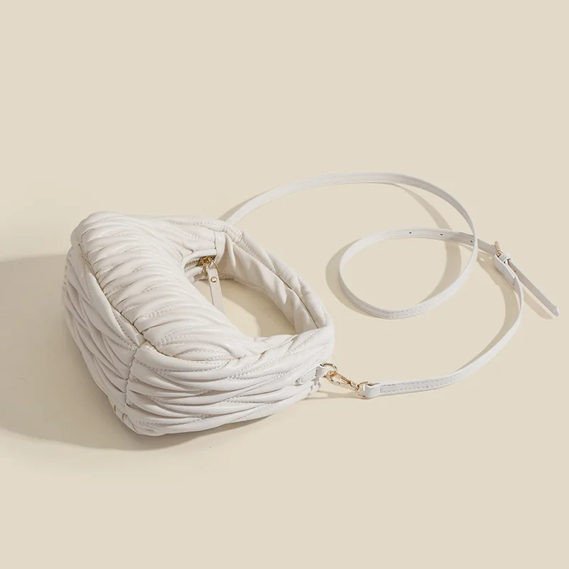 حقيبة يد عصرية متعددة الأغراض على الطراز الكوري لعام 2025 مع تطريز وحقيبة صغيرة - حقيبة كتف نسائية مشهورة عند الكوع #4