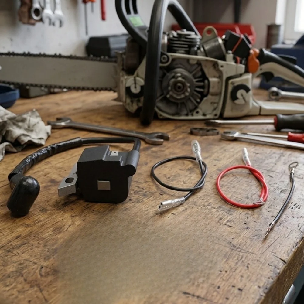 High-Pressure Chainsaw Part Compatible with For MS210 MS230 MS250 Models Featuring Magnetic Flywheel for Consistent Output