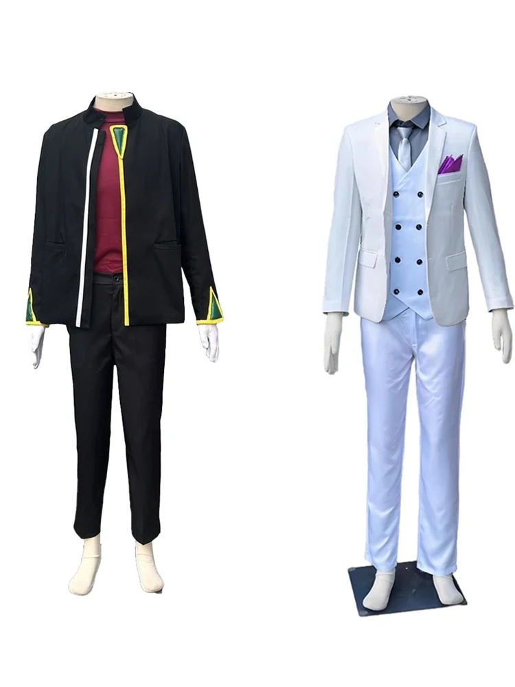 EVA Cos Nagisa Kaworu Ikari Gendou Jas Cosplay Kostuum Anime Mannen Shirt Broek Riem T-shirt Vrouwen Sets Aangepast formaat - afbeelding 2