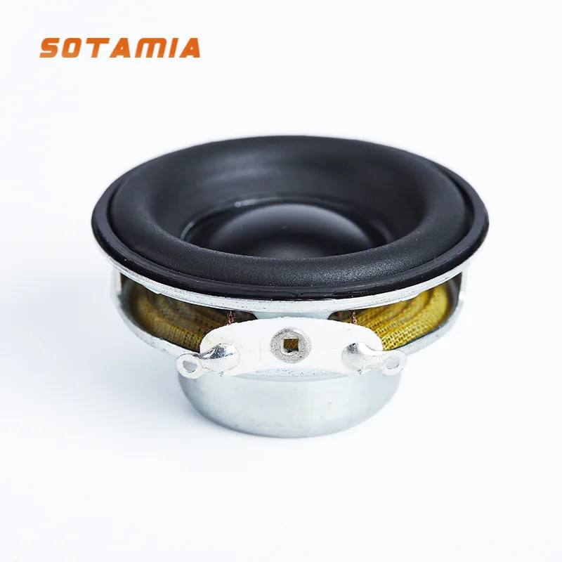 SOTAMIA 2Pcs 40MM Portable Audio Speaker 1.5 Inch 4 Ohm 5W Bluetooth Speaker Home Amplifier Theater Full Range Loudspeaker