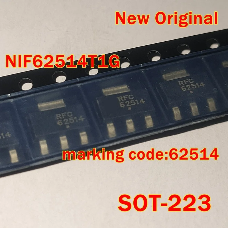 

1pcs to 100pcs NIF62514T1G New Original SOT-223 marking code:62514 Self−protected FET with Temperature and Current Limit