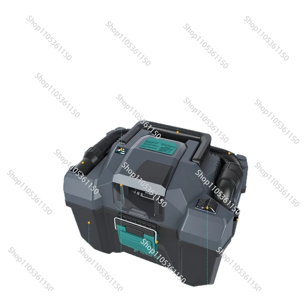 Wireless lithium battery, high suction, industrial suitcase, vacuum cleaner, wet and dry high-power household power tools