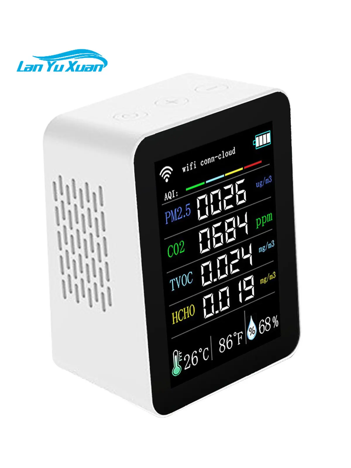 

Multifunctional Air Quality Tester Graffiti WIFI Intelligent Wireless Internet Air Detection for Carbon Dioxide