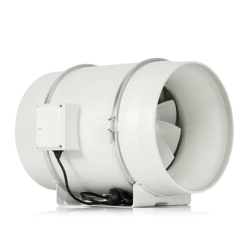 diagonal flow booster duct fan 250/315mm diameter EC variable frequency farm factory engineering commercial fan