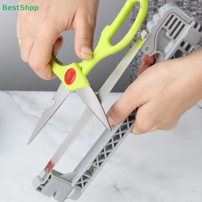 ♬Multifunctional Double Sided Knife Sharpener Kitchen Knife Sharpening Tool For All Household Kitchen Knives