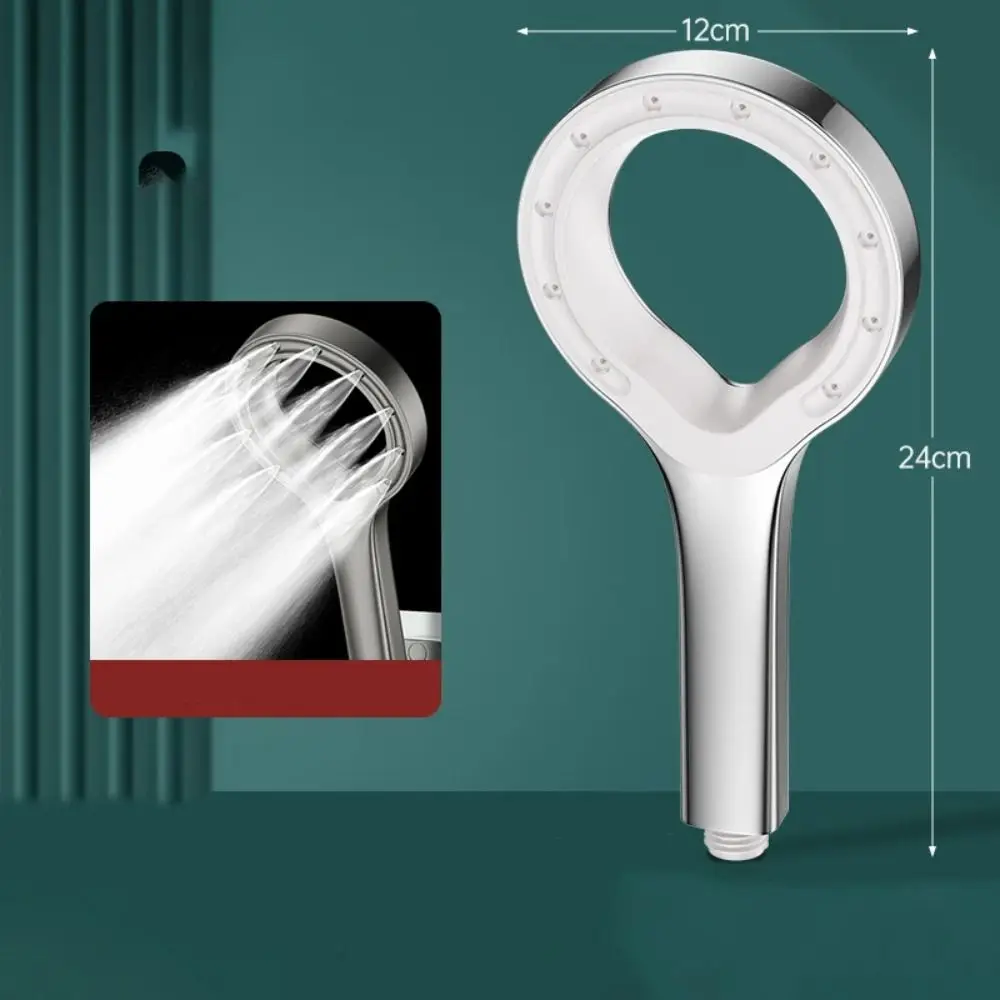 Household Spray Shower Head Handheld Bathroom Spa High Pressure Shower Faucet Accessories Big Panel Booster Mixer