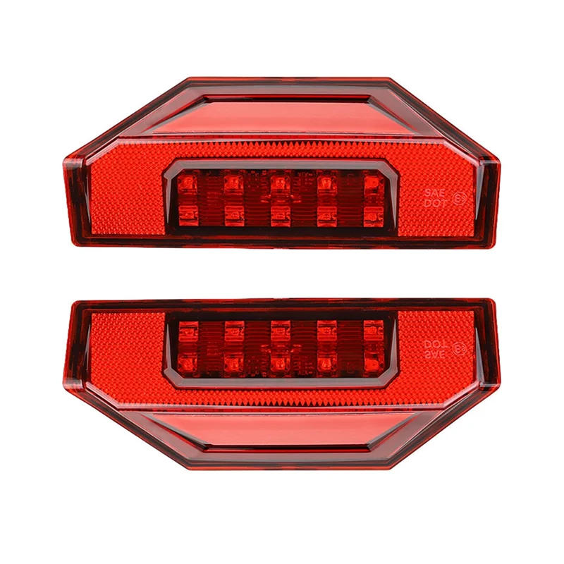 1 Pair Red Tail Light for Polaris Ranger XP 570 900 General 1000 PRO Ranger Crew Brake Light 2412774 2411866