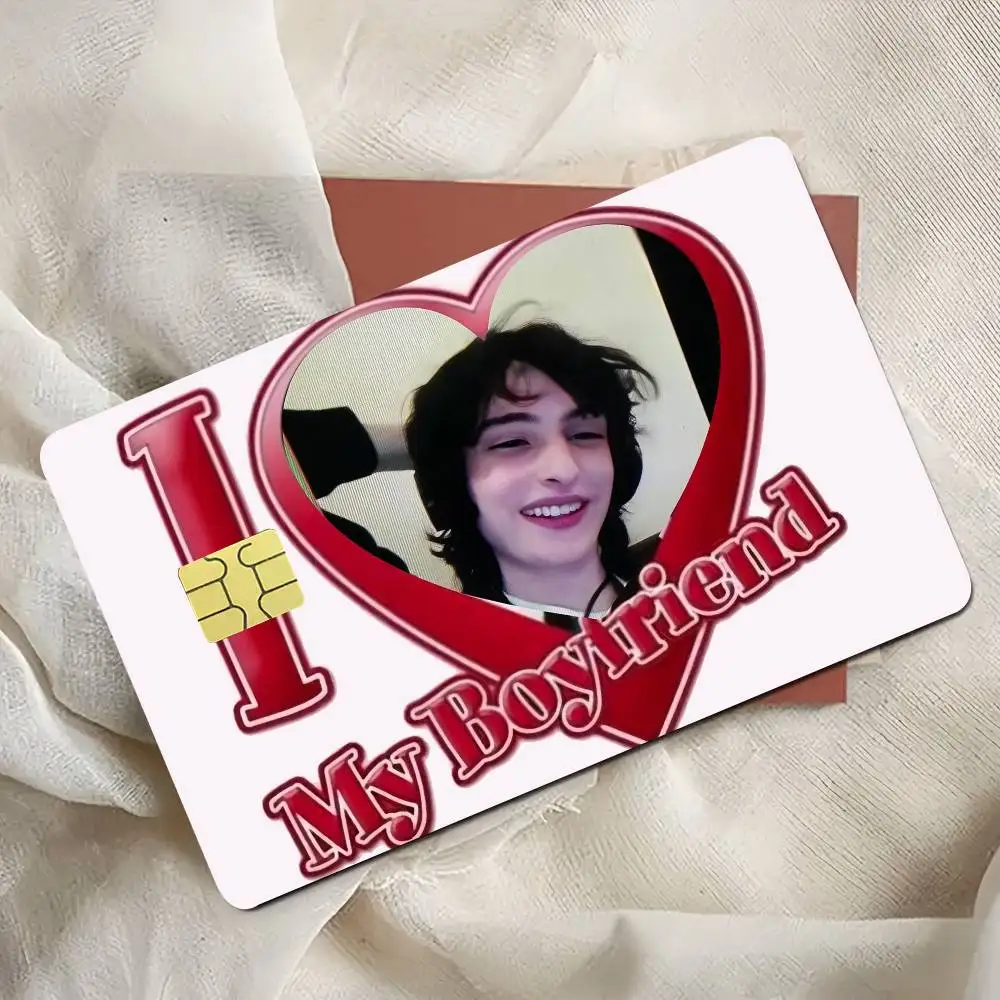 Cute F-Finn W-Wolfhard Film Skin Cover For Credit Card Stickers Debit Bank Card Front
