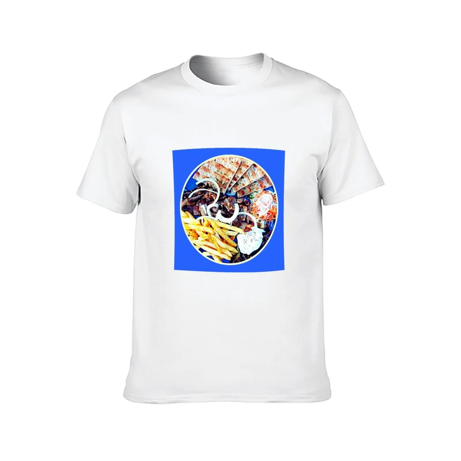 Gyros at the Pantheon T-Shirt anime for a boy Clothing t shirts for men cotton