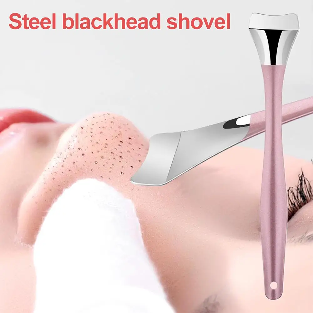 Extracteur professionnel de points noirs en acier inoxydable, outil d'extraction de boutons et de comédons pour usage du visage, 1 pièce, P1A1