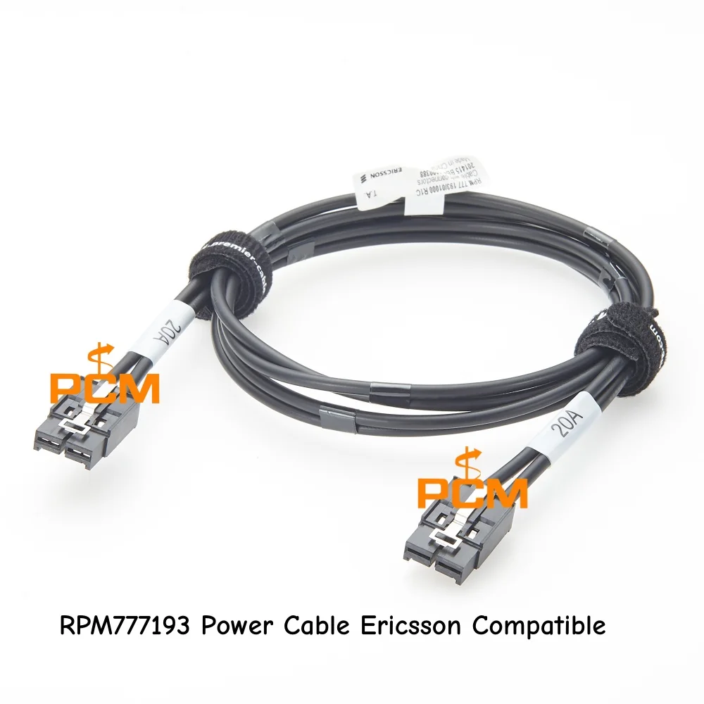Ericsson RPM777193 Power Cable with PowerLock Connectors for Telecom Base Station Equipment DC Power Supply Connection