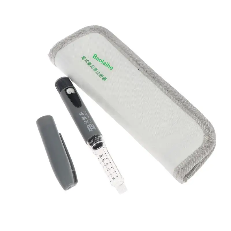 B*1PC Insulin Automatic Injector Insulin Pen 3ml Suitable For Injection With Storage Bag Reusable Peptide Pen Injector Injection