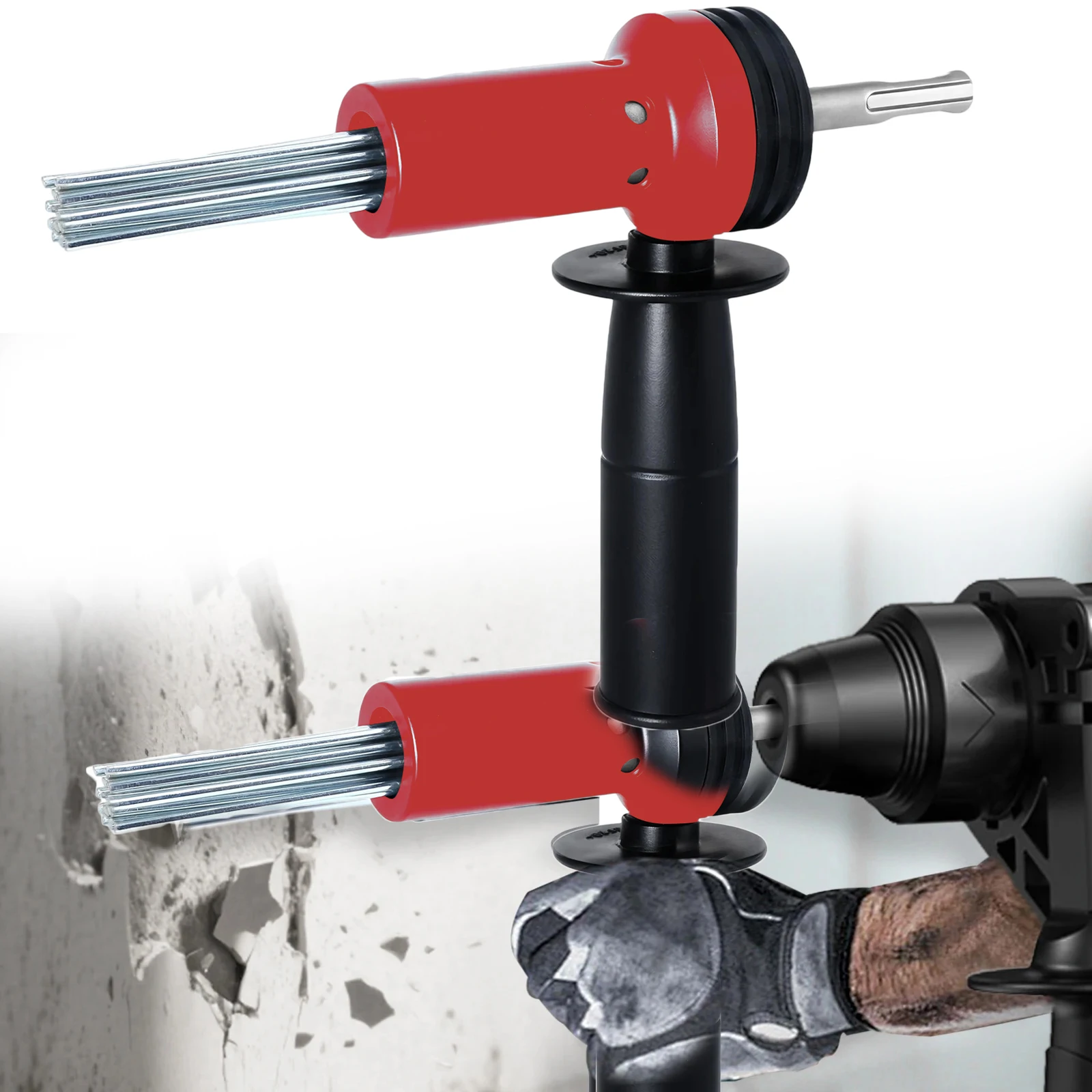1 قطعة SDS عرقوب مطرقة كهربائية إبرة قشارة محول مزيل الصدأ حفر الخرسانة إزالة الصدأ وأدوات إزالة الأزيز #1