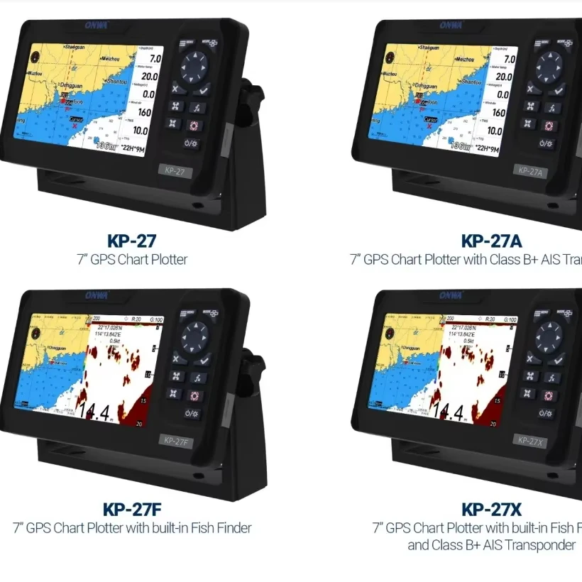 

New ONWA KP-27X Navigator 7 Inch Cart Plotter AIS 3-in-1 Marine Electronics Maritime Navigation Communication