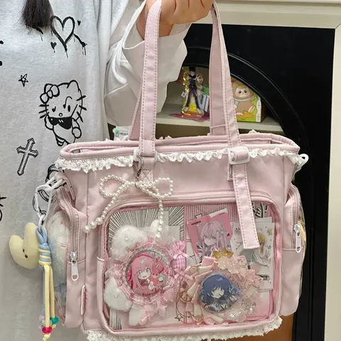Ballet Girl Large Appetite Itabag Japanese Two-Dimension Single Shoulder Crossbody Bag Gift For Friends Women'S Handbag Gift