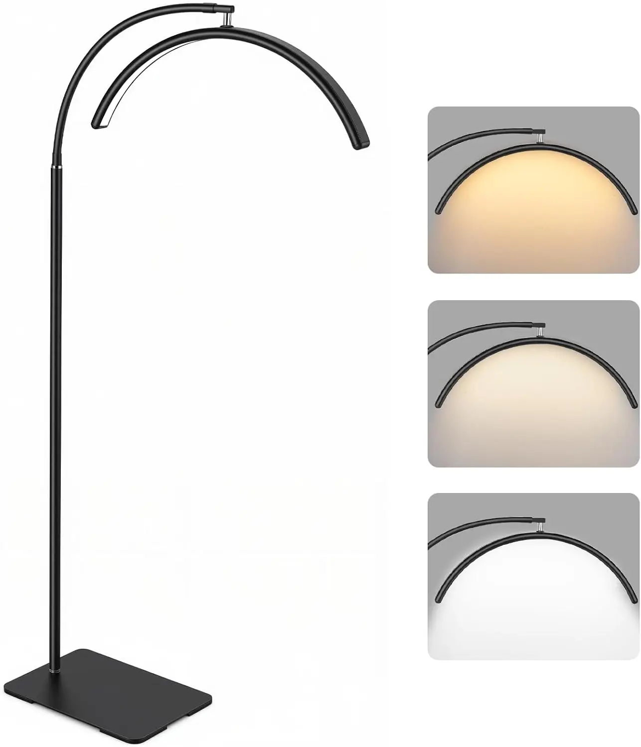 

Half Moon Lash Light - Professional LED Lamp for Eyelash Extensions, Tattoo & Esthetician Use, Dimmable Cool/Warm, Shadow-Free (