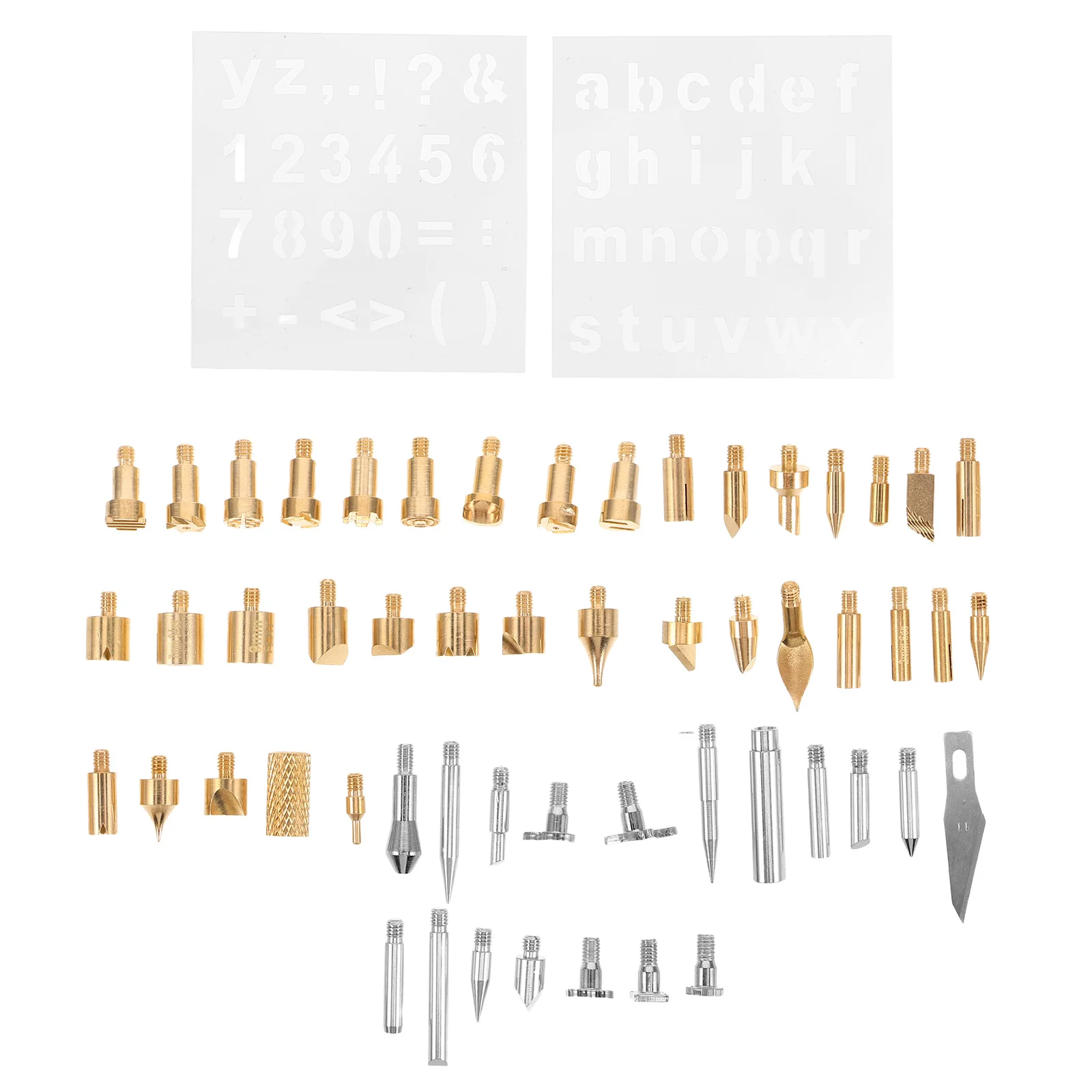 

1Set Carving Tools Wood Burning Tips Engraving Tool Kit for Pyrography Wood Plastic Detailed DIY Projects Versatile Set