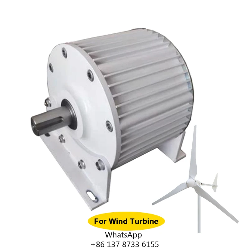 

Wind Free Energy Generator Magnetic 3 Phase Pmg 5kva Power Generator For Home