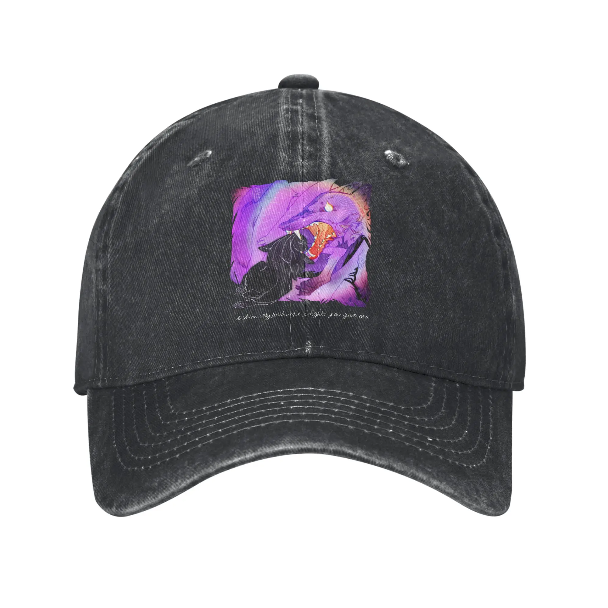 CRANE WIVES - The Moon Will Sing Fashion Baseball Cap  Oversized Sun Cap  College Outfit Sun Cap