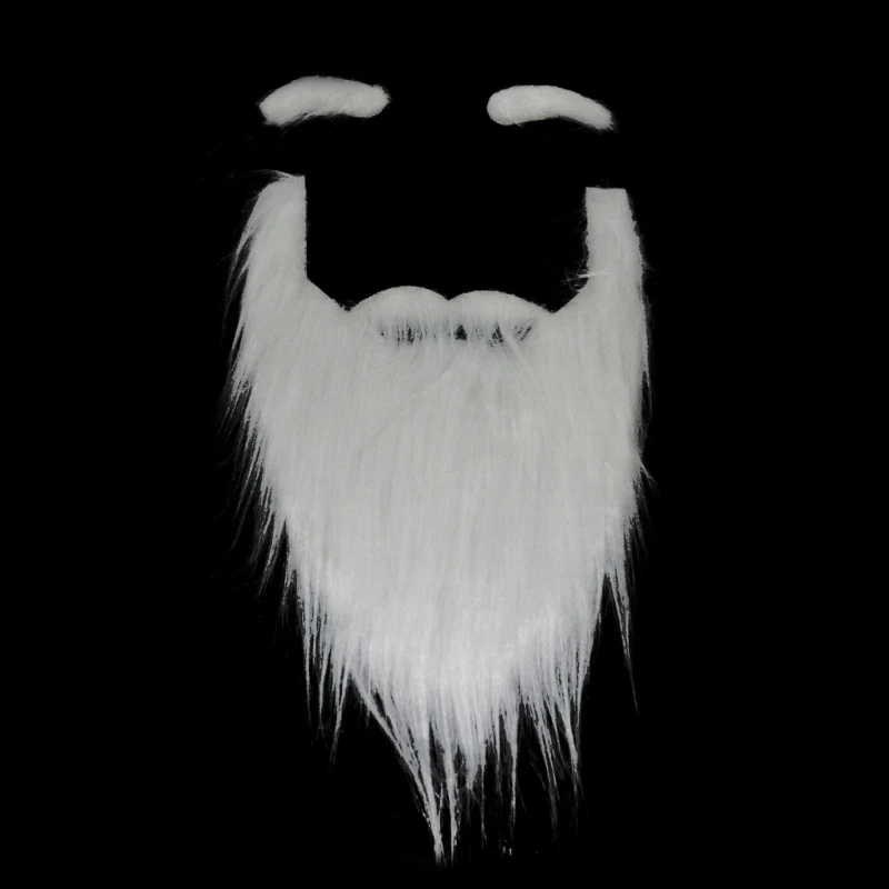 Cosplay de barba de Halloween, accesorios de disfraces, bigote, suministros de fiesta de Navidad, vestido de fantasía, barba falsa, barbas largas peludas, bricolaje